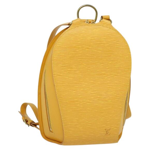 LOUIS VUITTON Epi Mabillon Backpack Yellow M52239 - Picture 1 of 16
